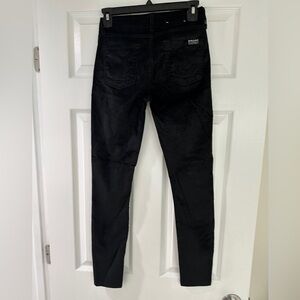 7 For All Mankind Black Skinny Pants